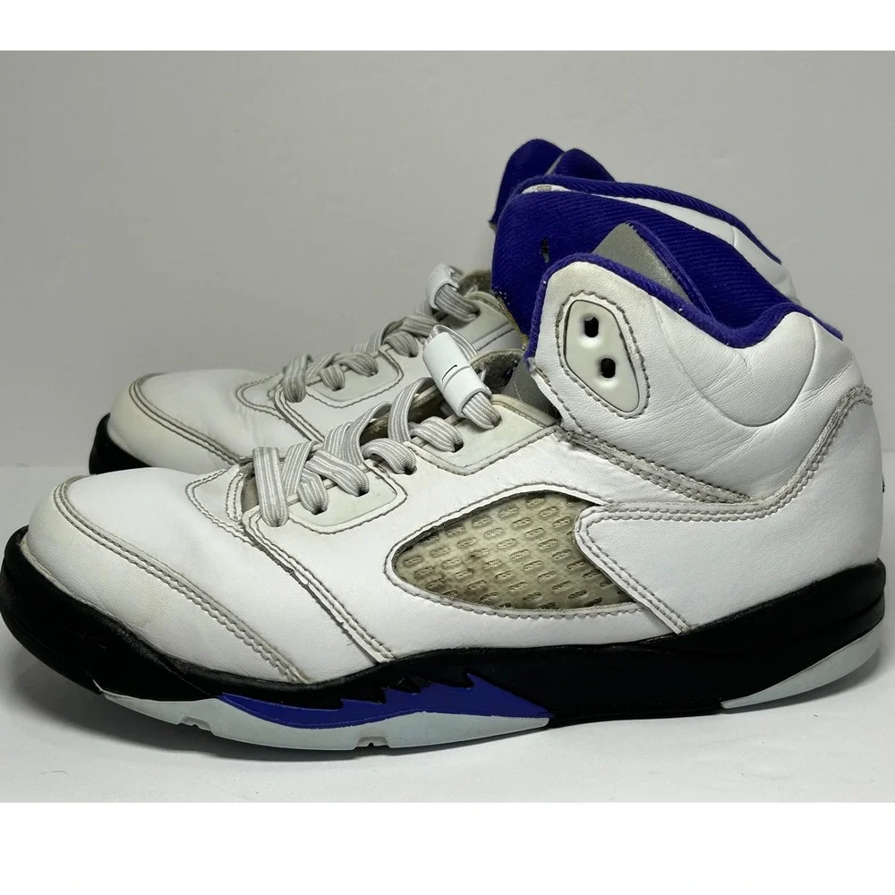 Jordan 5 Retro PS Dark Concord Mid Top Basketball‎ Shoes Sneakers Youth Size 3